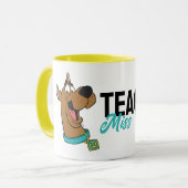 Personalisiert | Scooby-Doo Happy Face Teacher Tasse (Vorderseite Links)