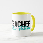 Personalisiert | Scooby-Doo Happy Face Teacher Tasse (VorderseiteRechts)