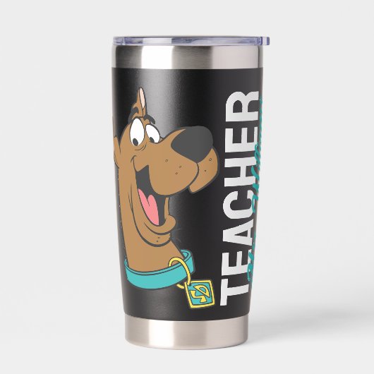 Personalisiert | Scooby-Doo Happy Face Teacher Thermobecher (Links)