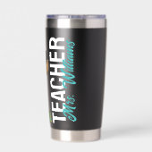 Personalisiert | Scooby-Doo Happy Face Teacher Thermobecher (Rückseite)