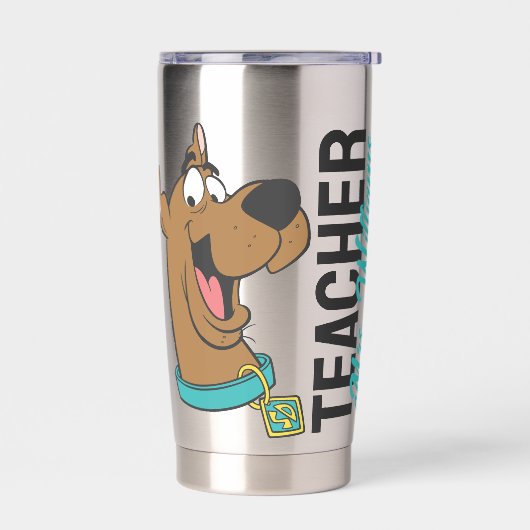 Personalisiert | Scooby-Doo Happy Face Teacher Thermobecher (Links)