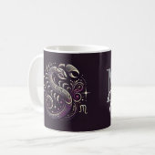 Personalisiert Scorpio Zodiac Tasse|Individuelle N Kaffeetasse (Vorderseite Links)