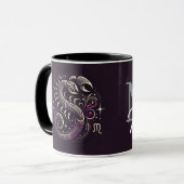 Personalisiert Scorpio Zodiac Tasse|Individuelle N Tasse (Vorderseite Links)
