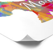 Personalisiert Scottish Terrier Scottie Art Print Poster (Ecke)