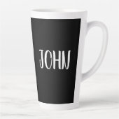 PERSONALISIERT SCRIPT CUSTOM LATTE KAFFEE TASSE (Rechts)