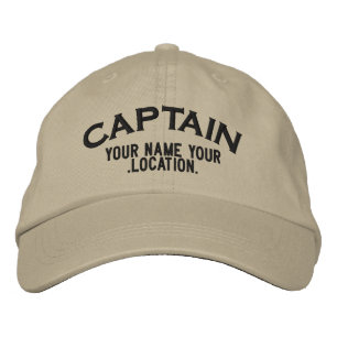 Personalisiert Sea Captain Hat Bestickte Kappe