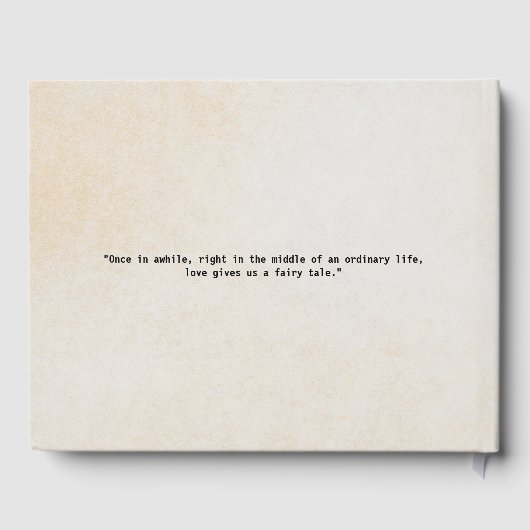 © Personalisiert Sea Turtle Liebe Wedding Guest Bo Gästebuch (Rückseite)