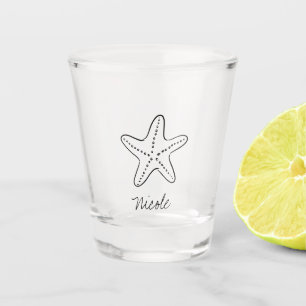 Personalisiert Seashell Bachelorette Shot Glass Schnapsglas