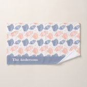 Personalisiert Seashell Badhandtuch Set (Handtuch)