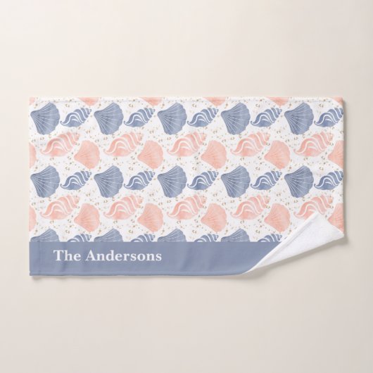 Personalisiert Seashell Badhandtuch Set (Handtuch)