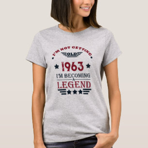 Personalisiert sechzig Vintagen Geburtstagsgeschen T-Shirt