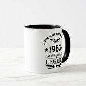 Personalisiert sechzig Vintagen Geburtstagsgeschen Tasse (VorderseiteRechts)