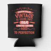 Personalisiert sechzigste Vintage 60. Geburtstagsp Dosenkühler (Vorderseite)