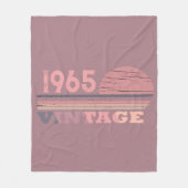 Personalisiert sechzigste Vintage 60. Geburtstagsp Fleecedecke (Vorderseite)