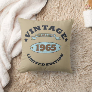 Personalisiert sechzigste Vintage 60. Geburtstagsp Kissen