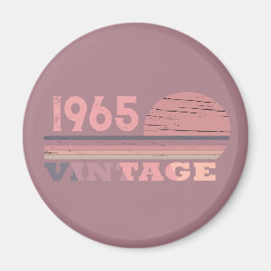 Personalisiert sechzigste Vintage 60. Geburtstagsp Magnet