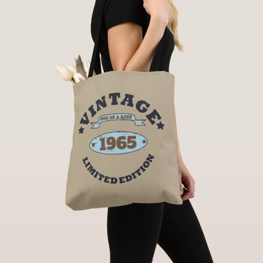 Personalisiert sechzigste Vintage 60. Geburtstagsp Tasche (Von Nahem)