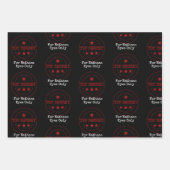 Personalisiert Secret Agent / Spy Top Secret Geschenkpapier Set (Vorderseite 3)