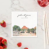 Personalisiert Sedona Arizona Napkins Serviette (Beispiel)