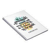 Personalisiert Sei ein Ananas-Notebook Notizblock (Rechte Seite)