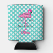Personalisiert sei ein Flamingo Can Cooler Dosenkühler (Rückseite)