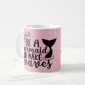 Personalisiert sei eine Meerjungfrau und mach die Kaffeetasse (Vorderseite Links)