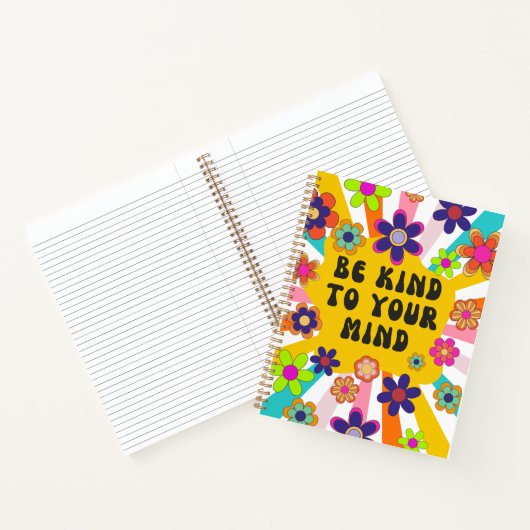 Personalisiert "Sei nett zu deinem Geist" Notizblock (Innenseite)