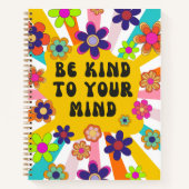 Personalisiert "Sei nett zu deinem Geist" Notizblock (Vorderseite)