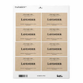 Personalisiert-Seifenetikett (Vorne)