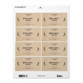 Personalisiert-Seifenetikett (Vorne)