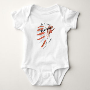 Personalisiert sein tapfer Little One indische Hit Baby Strampler