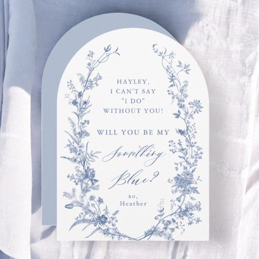 Personalisiert sein, was ich für einen blauen Vors Einladung