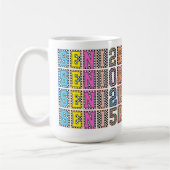 Personalisiert Senior 2025 Kaffeetasse (Links)