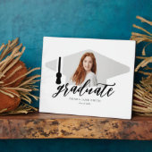 Personalisiert Senior Abschluss Foto Graduate Fotoplatte (Seite)