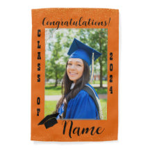 Personalisiert Senior Abschluss Garden Flag 2024