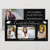 Personalisiert Senior Foto High School Abschluss Ankündigung (Vorne/Hinten)