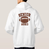 Personalisiert Senior Hoodie (Rückseite)