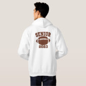 Personalisiert Senior Hoodie (Schwarz voll)