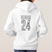 Personalisiert Senior, Senior Class Hoodie (Rückseite)