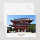 Personalisiert, Sensō-ji-Tempel, TOKYO, Japan Postkarte (Vorne/Hinten)