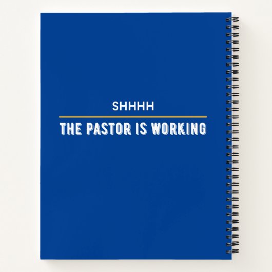 Personalisiert sermon Writing Notebook Notizblock (Rückseite)