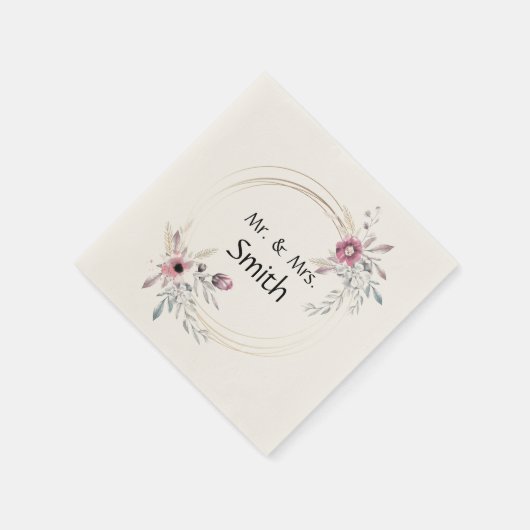 Personalisiert Serviette (Ecke)