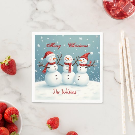 Personalisiert Serviette (Beispiel)