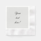 Personalisiert Serviette (Vorderseite)