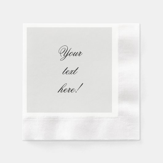 Personalisiert Serviette (Vorderseite)