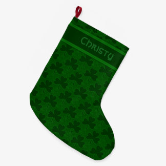 Personalisiert Shamocks Kleiner Strumpf Großer Weihnachtsstrumpf