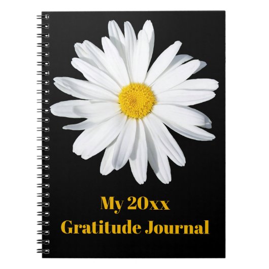 Personalisiert Shasta Daisy Journal Notizblock (Vorderseite)
