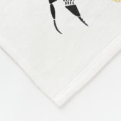 Personalisiert Sherpa Biene Honigwabenkraut Fleecedecke (Ecke)