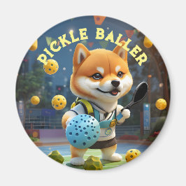 Personalisiert Shiba Inu Pickleball Paddle Magnet