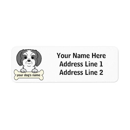 Personalisiert Shih Tzu (Vorne)